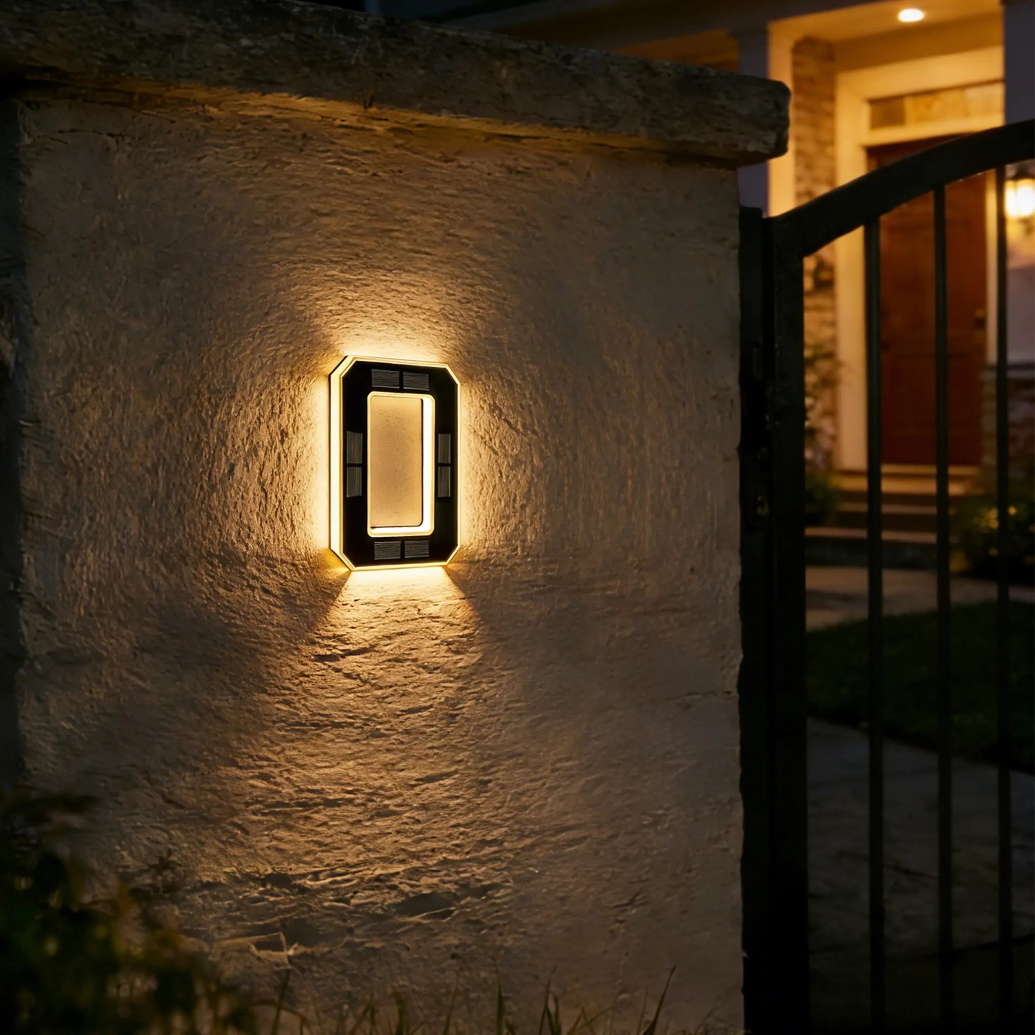 Mroace 9 Inch Solar Lighted House Numbers for Outside