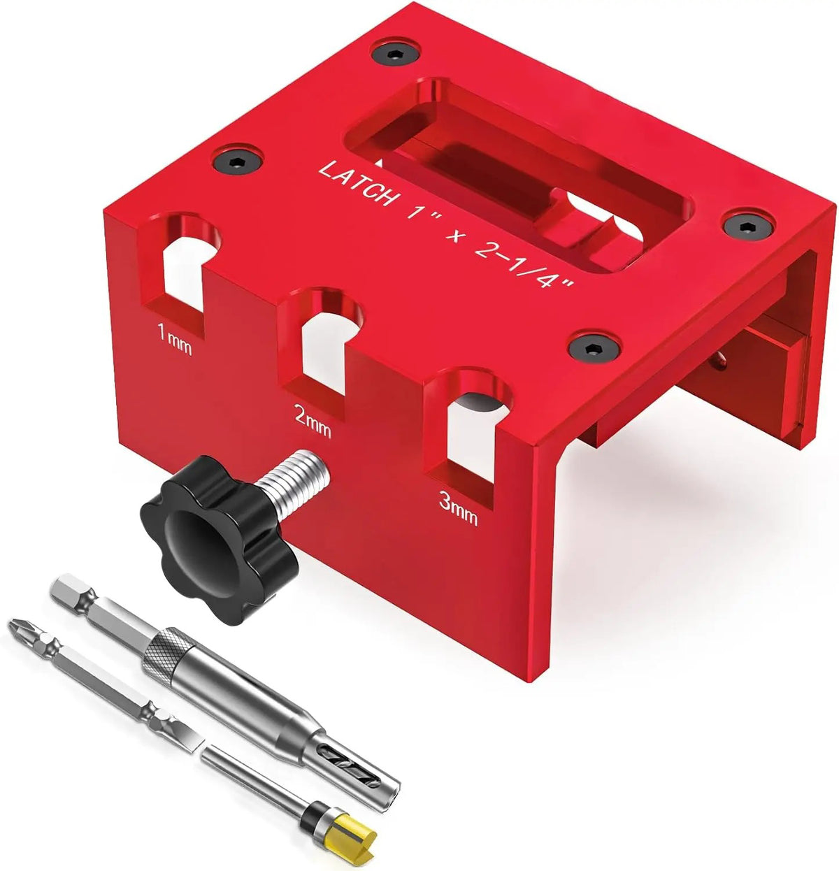 Mroace Aluminum Door Latch Mortise Router Jig