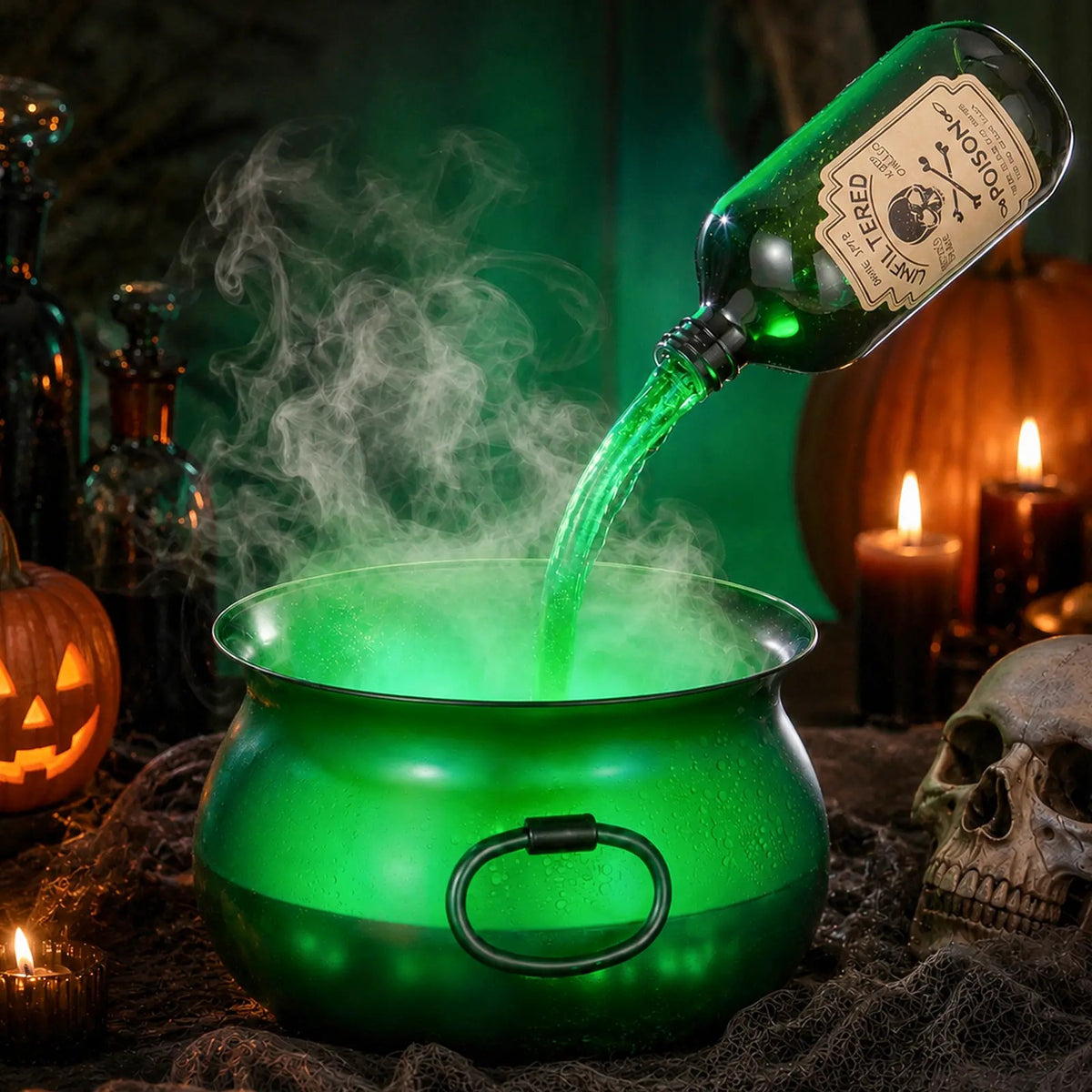 Mroace Witch Cauldron Fog Maker Decoration