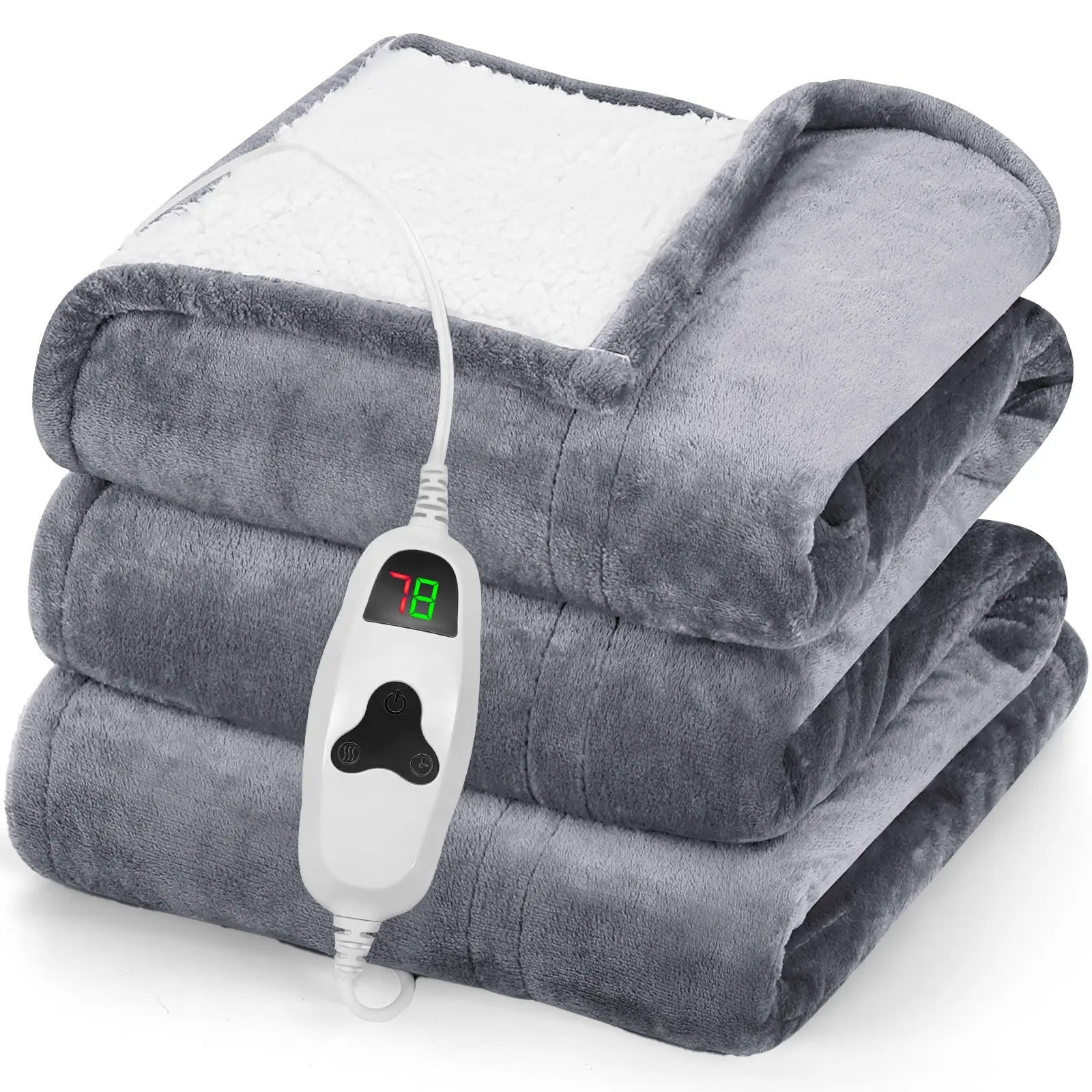 Mroace Electric Heated Throw Blanket