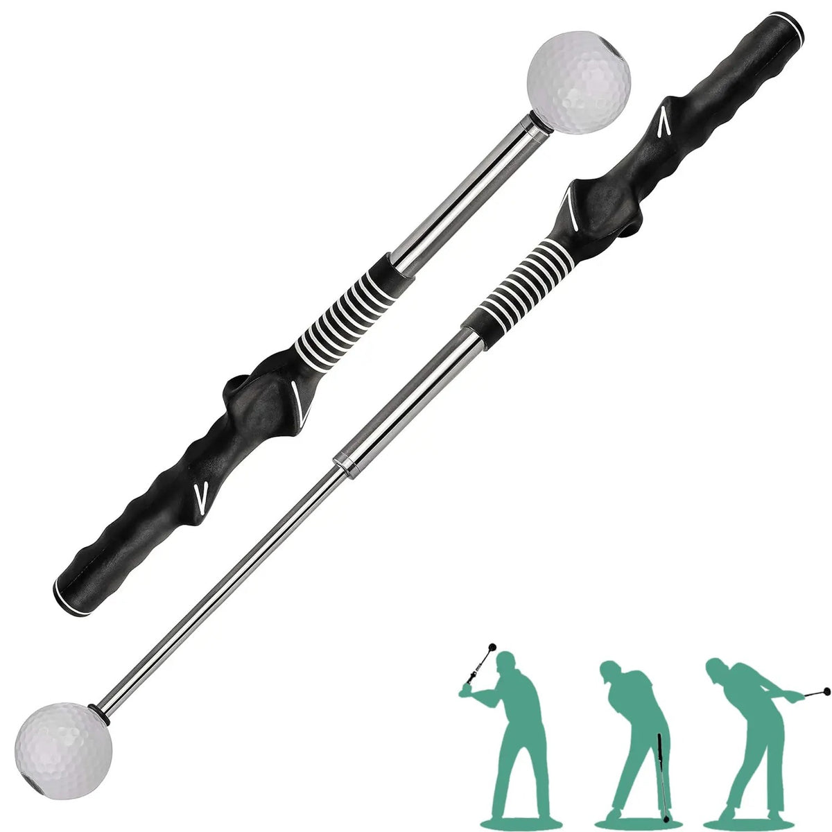 Mroace Retractable Golf Swing Training Aid