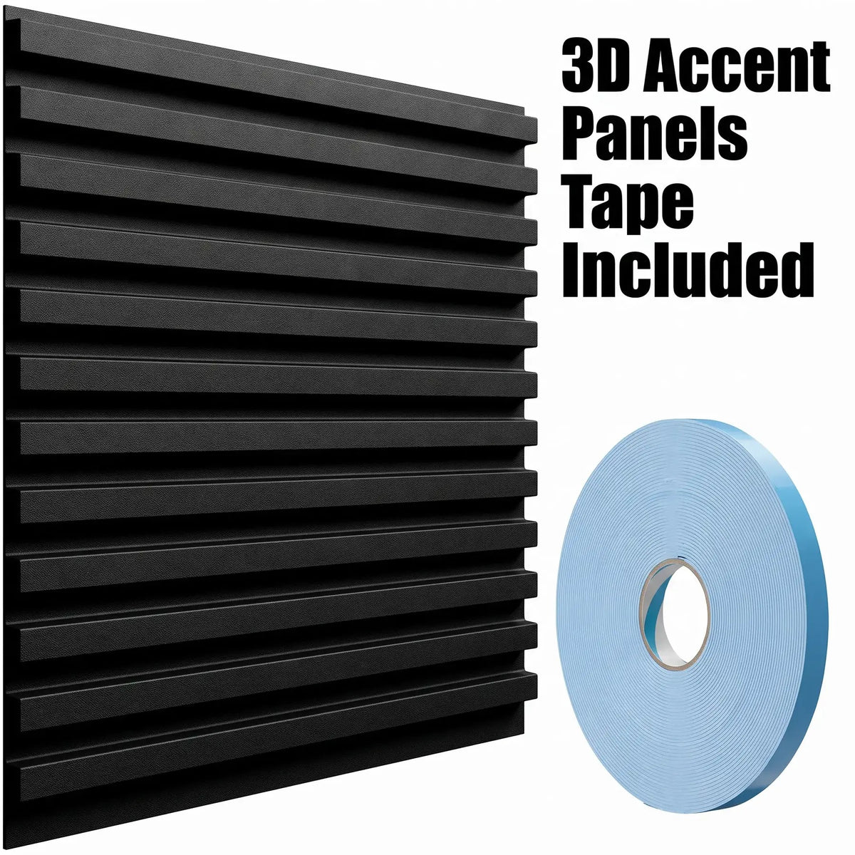 Mroace Self Adhesive Striped PVC Wall Panels