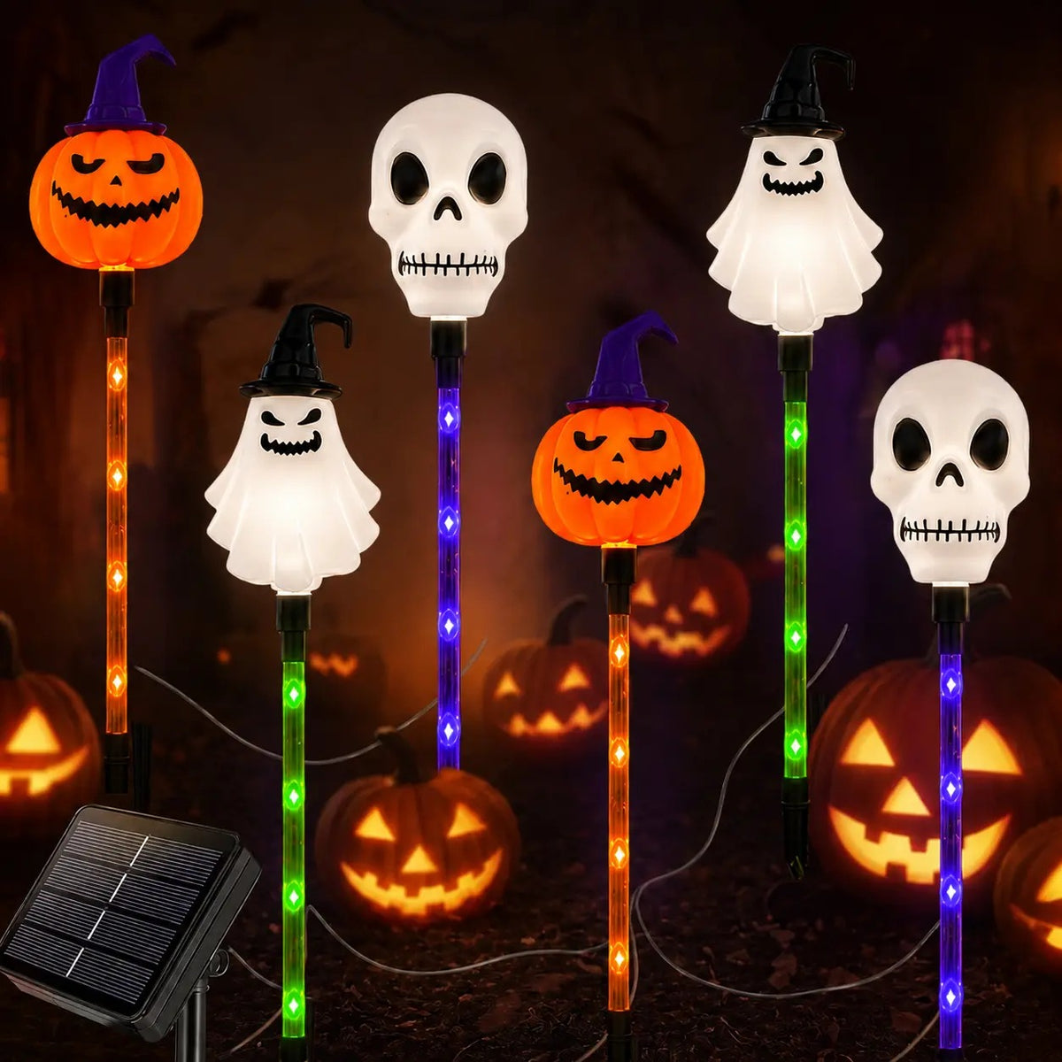 Mroace Solar Halloween Lantern Lights