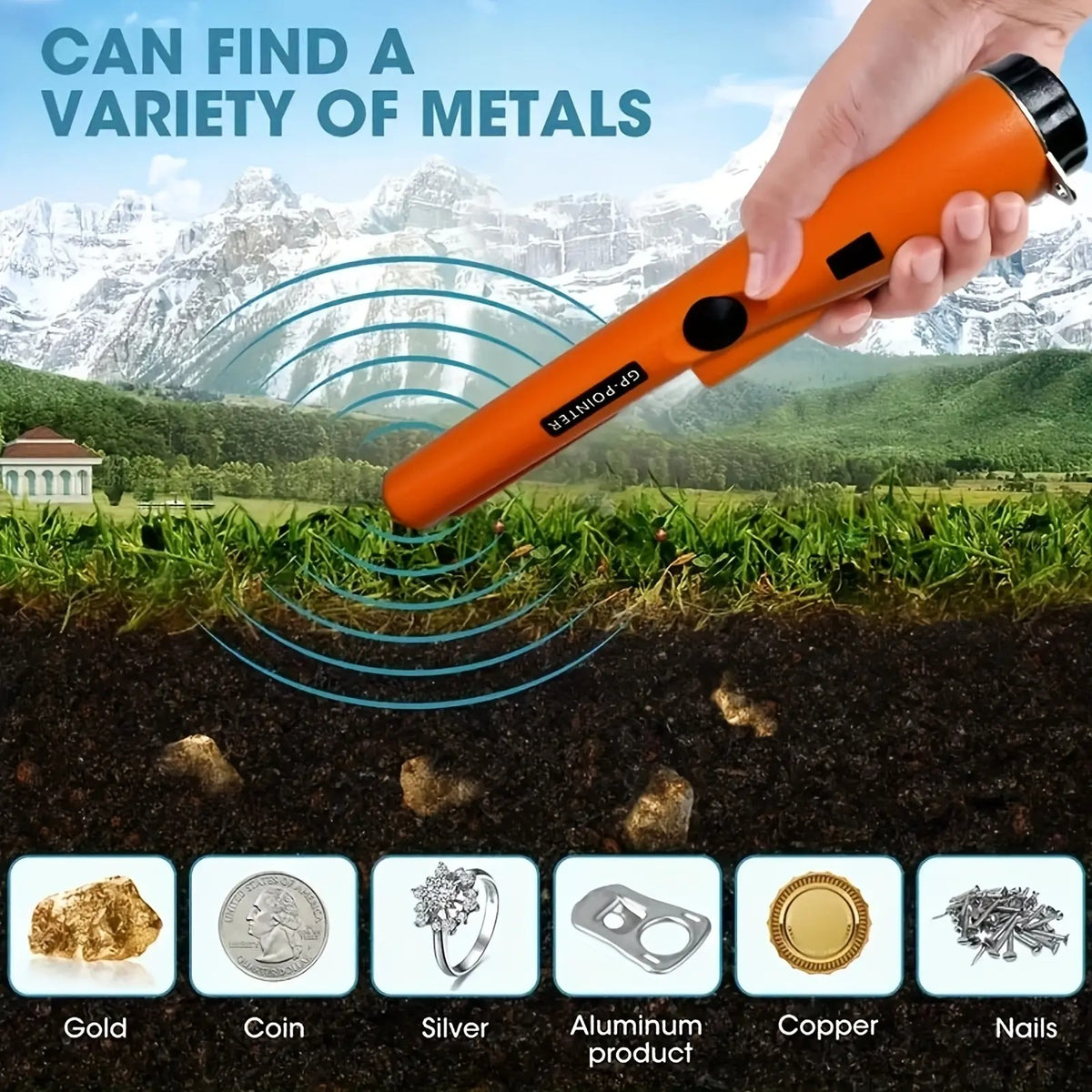 Mroace Handheld Metal Detector Pinpointer