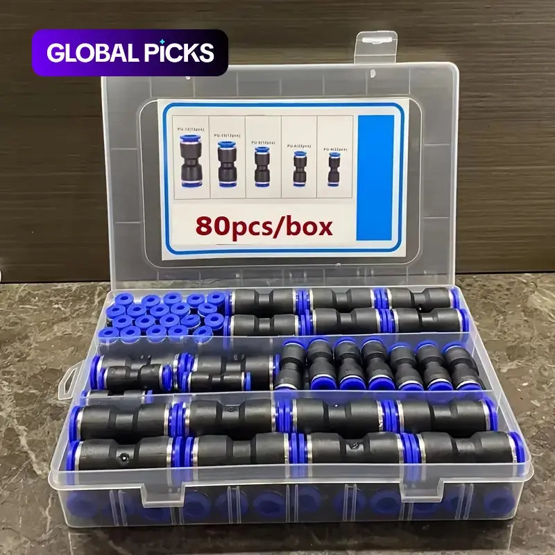 Mroace Leak Resistant Quick Connect Air Hose Fittings Kit