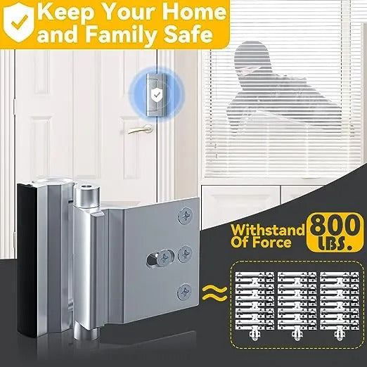 Mroace Heavy Duty Door Reinforcement Lock