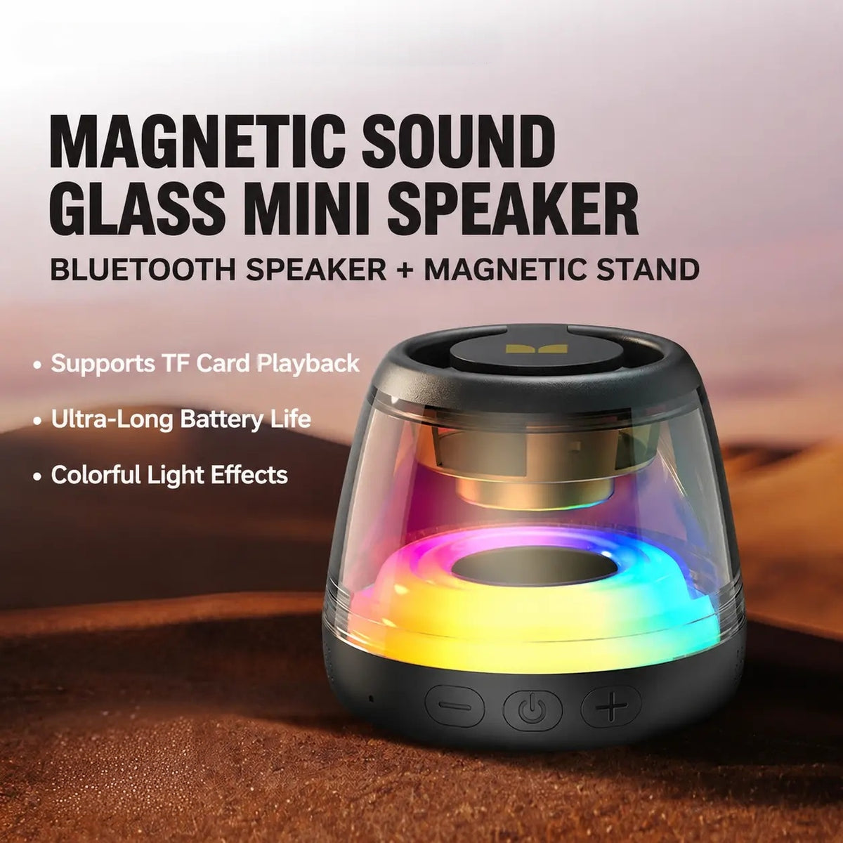 Mroace Magnetic RGB Bluetooth Speaker