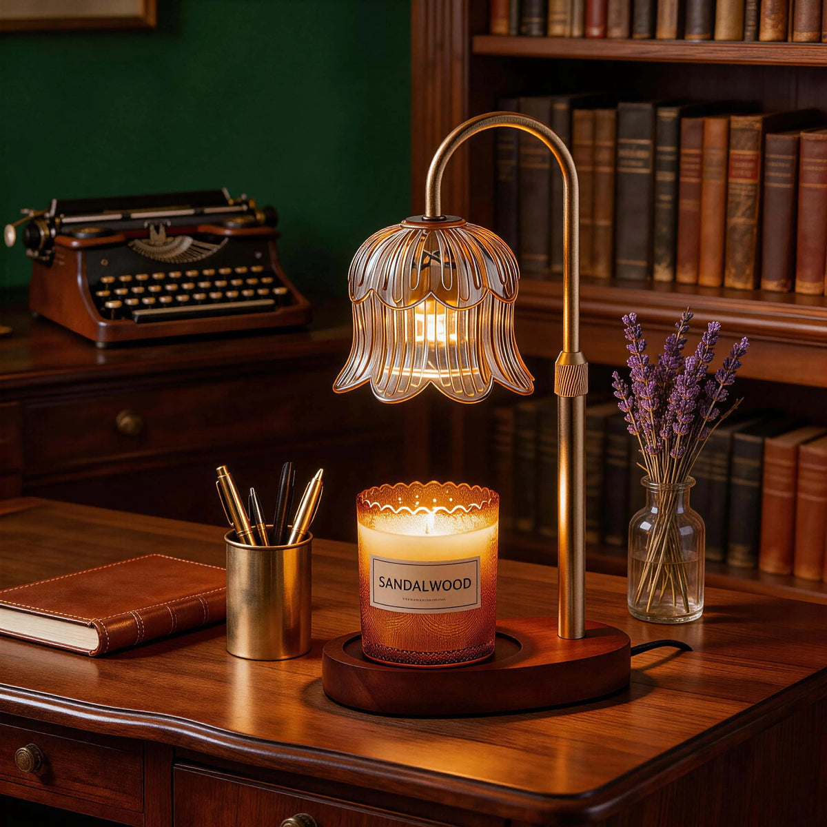 Mroace Adjustable Candle Warmer Lamp With Timer