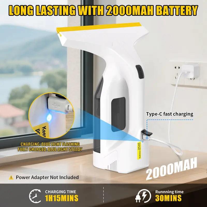 Mroace Cordless Window Vacuum Cleaner Kit