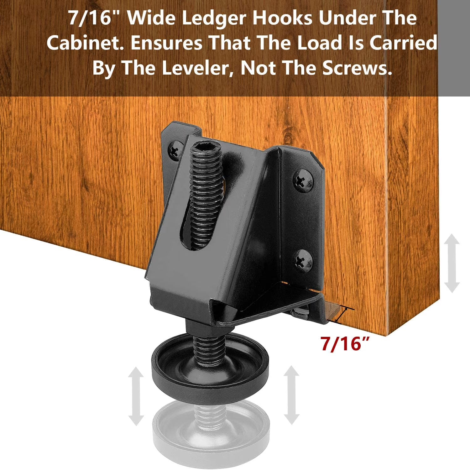 Mroace Heavy Duty Adjustable Furniture Leveling Feet