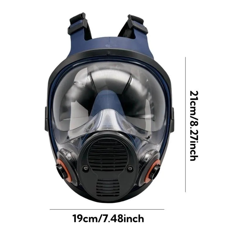 Mroace Reusable Anti Fog Full Face Respirator Mask