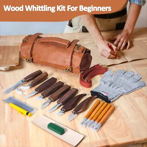 Mroace Wood Carving Knife Set