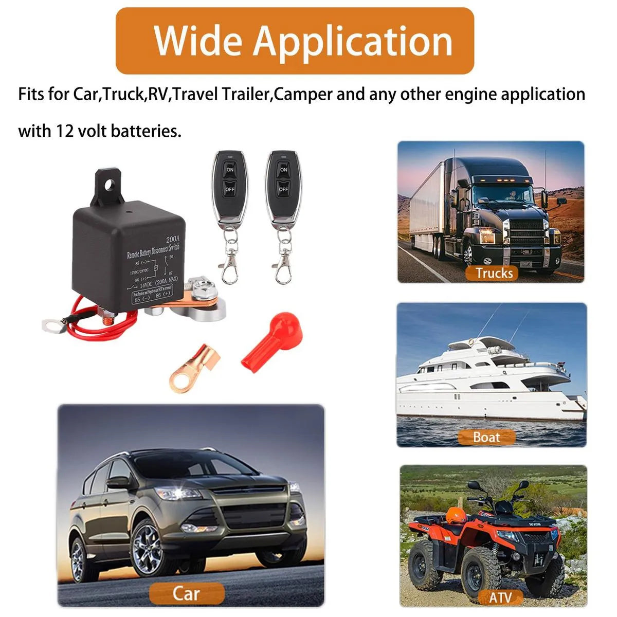 Mroace Remote Control Battery Disconnect Switch