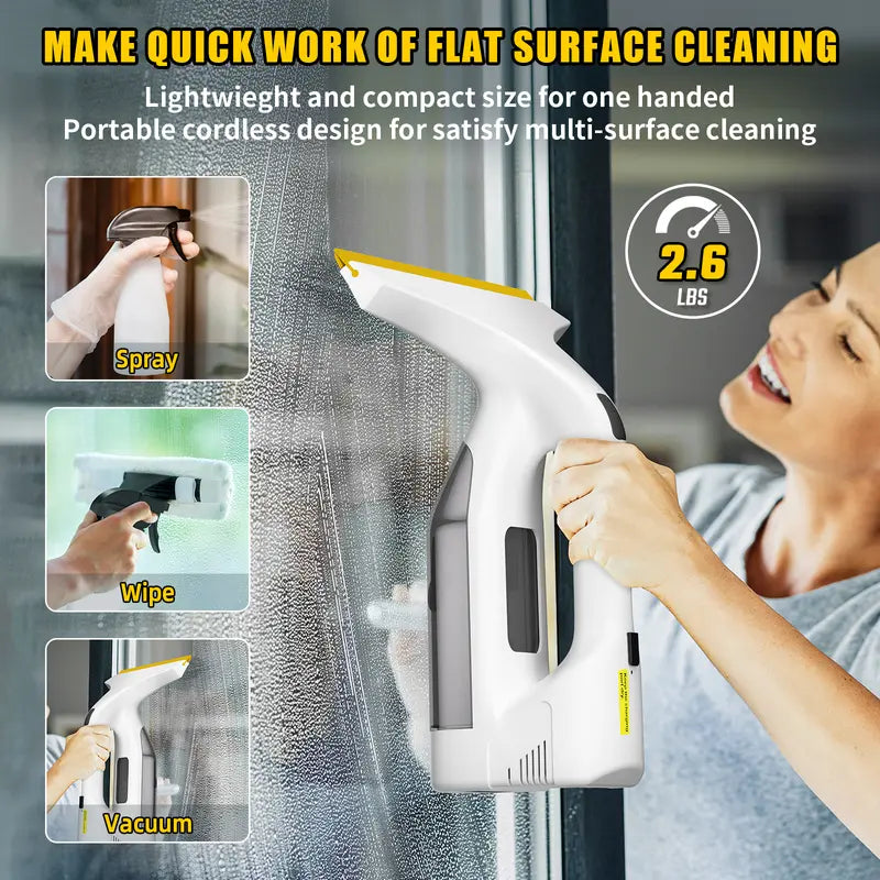 Mroace Cordless Window Vacuum Cleaner Kit