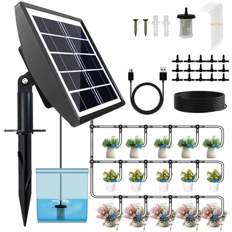 Mroace Solar Automatic Drip Irrigation Kit