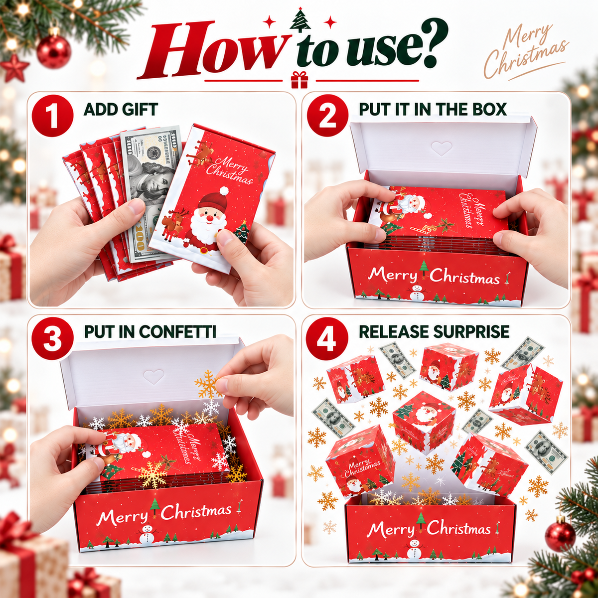 Mroace Surprise Pop Up Explosion Gift Box