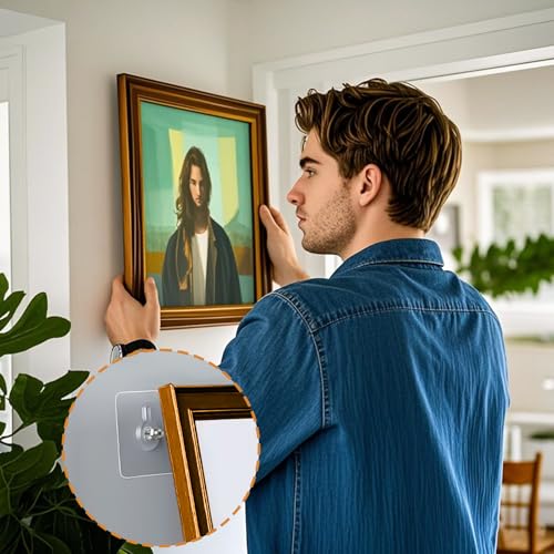 Mroace Wall Hangers Without Nails Kit