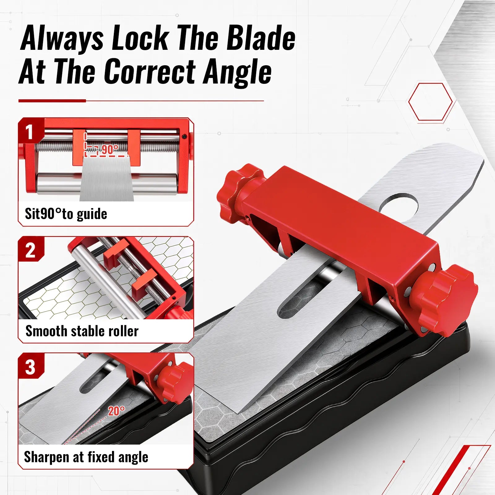 Mroace Adjustable Chisel Sharpening Jig