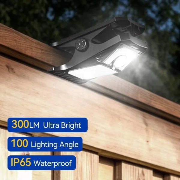 Mroace Solar Motion Sensor LED Clip Light