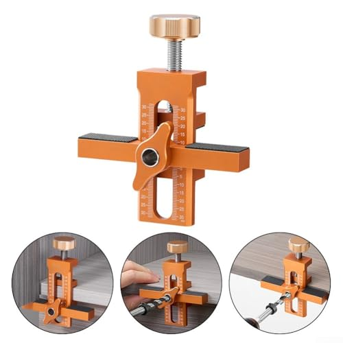 Mroace Adjustable Aluminum Alloy Cabinet Door Installation Jig
