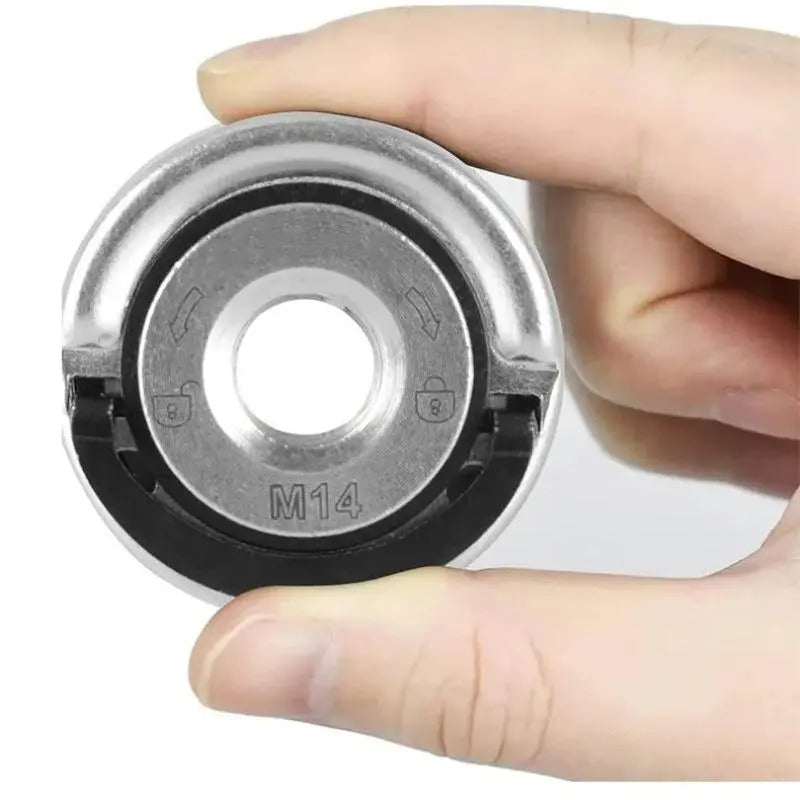 Mroace Heavy Duty Quick Clamping Angle Grinder Flange Nut