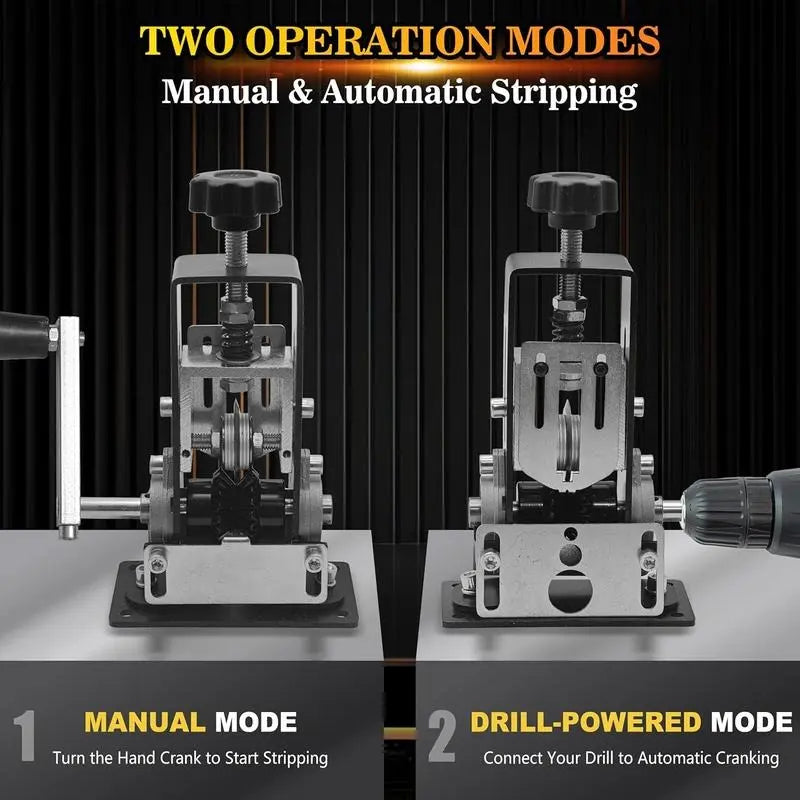 Mroace Adjustable Manual Wire Stripper Machine