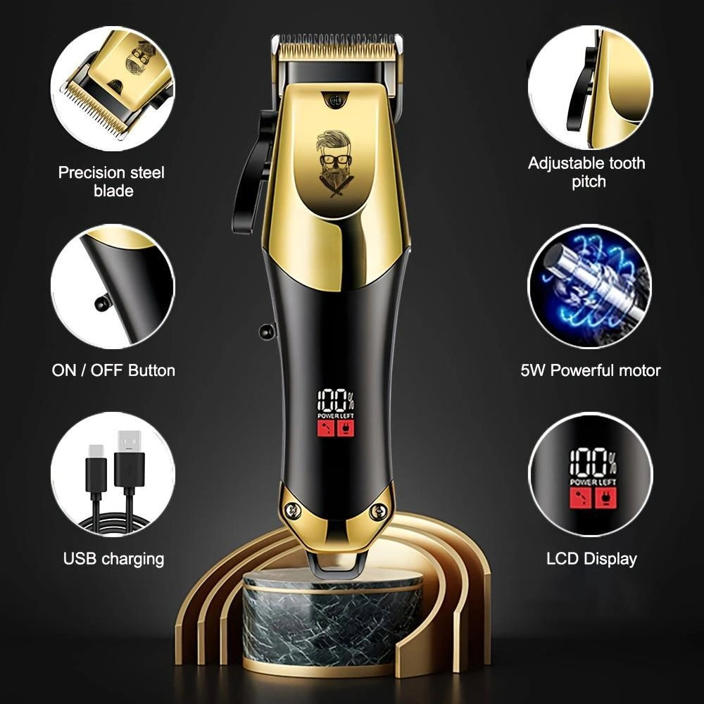Mroace Professional Hair Clipper Trimmer Set