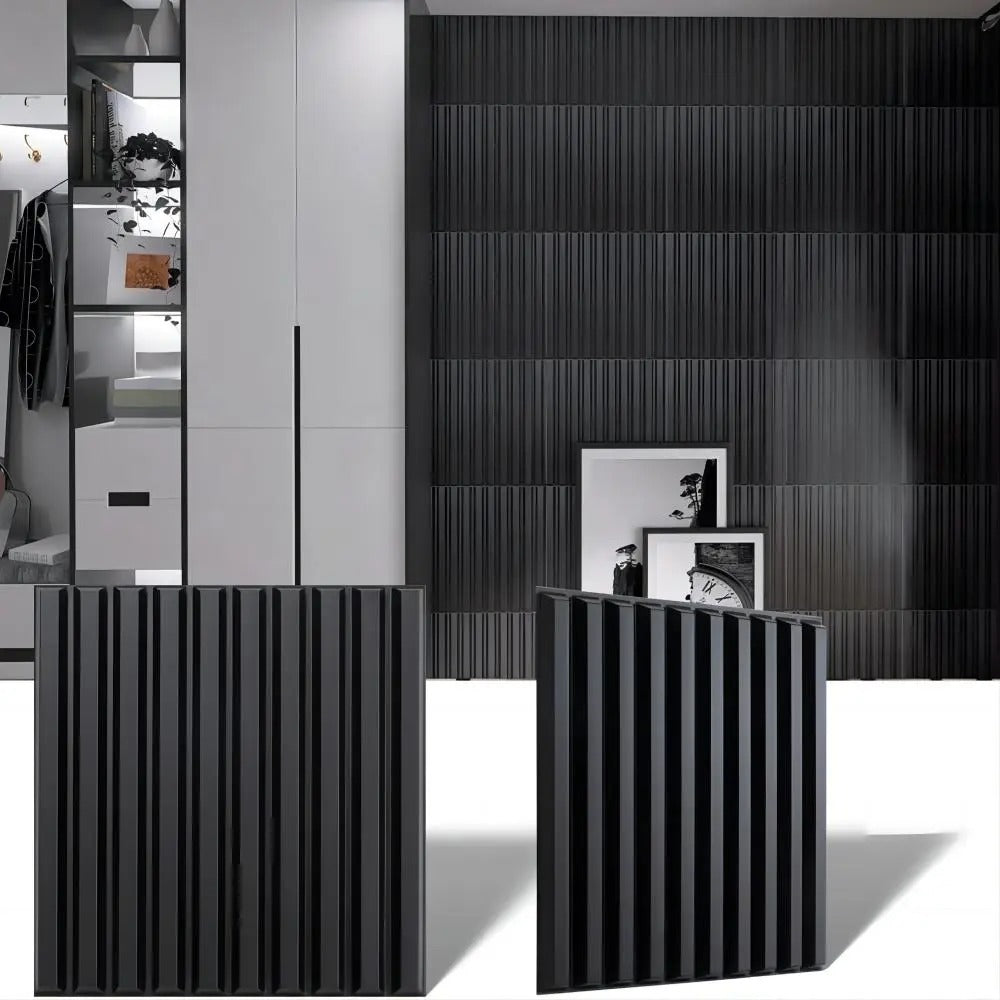 Mroace Self Adhesive Striped PVC Wall Panels