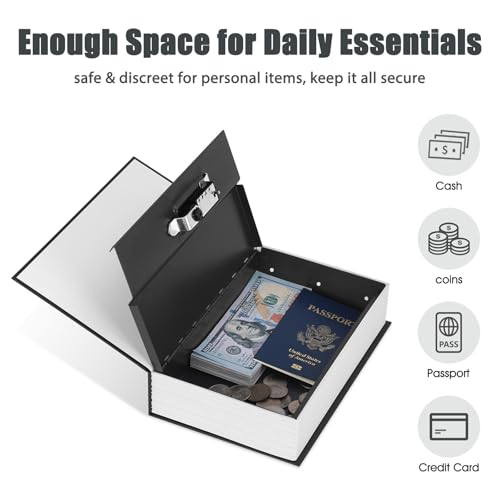 Mroace Combination Lock Secret Book Safe