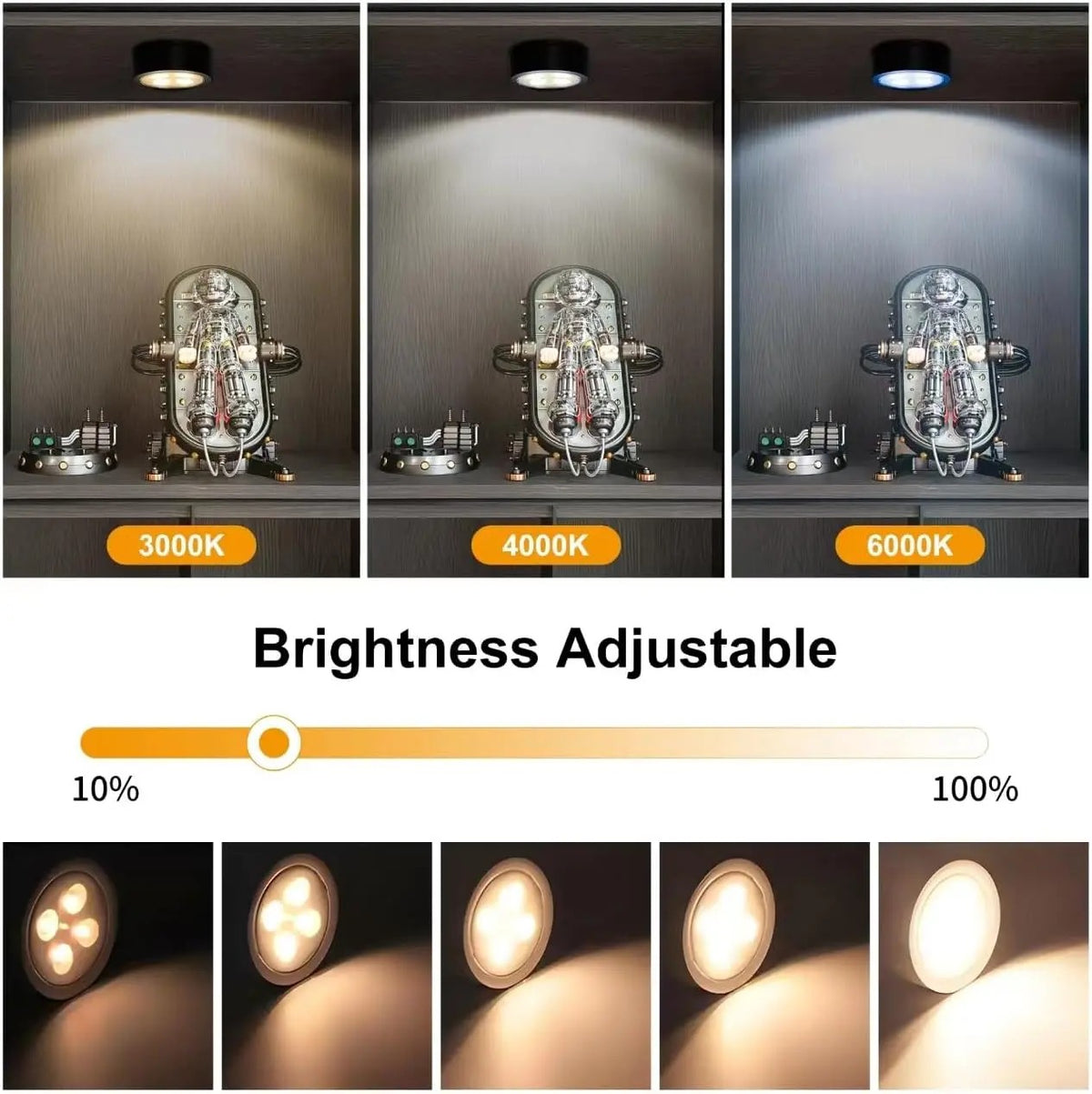 Mroace Dimmable Magnetic RGB LED Picture Lights