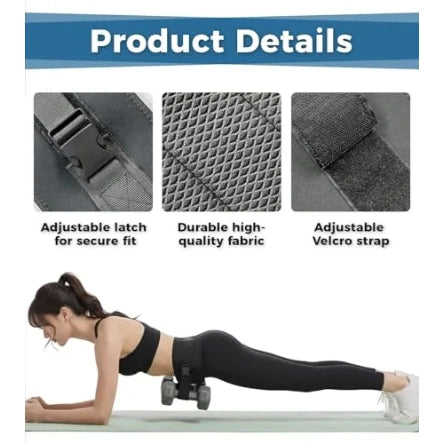 Mroace Adjustable Slip Resistant Padded Hip Thrust Belt