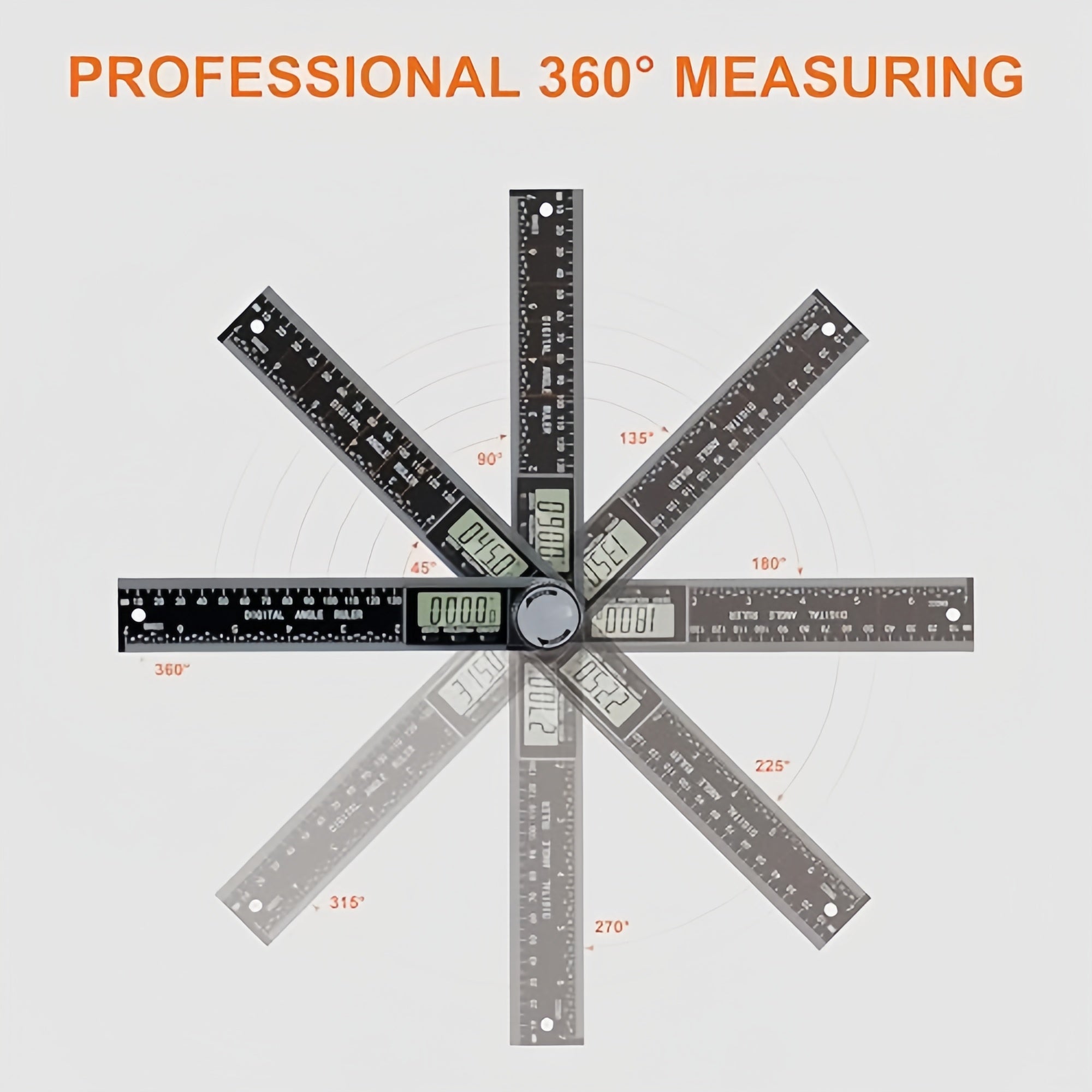 Mroace Digital Angle Measuring Ruler
