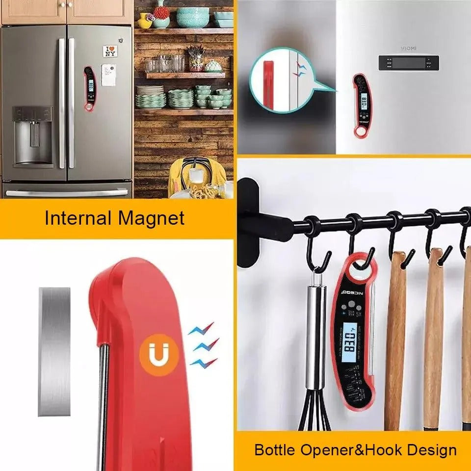 Mroace Waterproof Digital Kitchen Thermometer