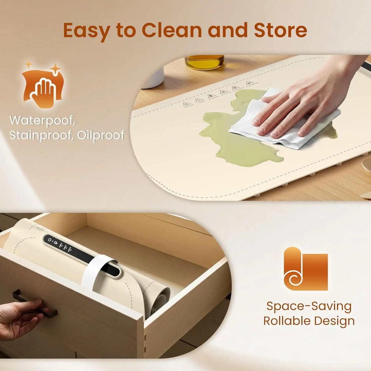 Mroace Foldable Food Warming Mat