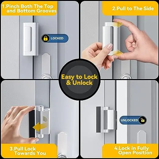Mroace Heavy Duty Door Reinforcement Lock