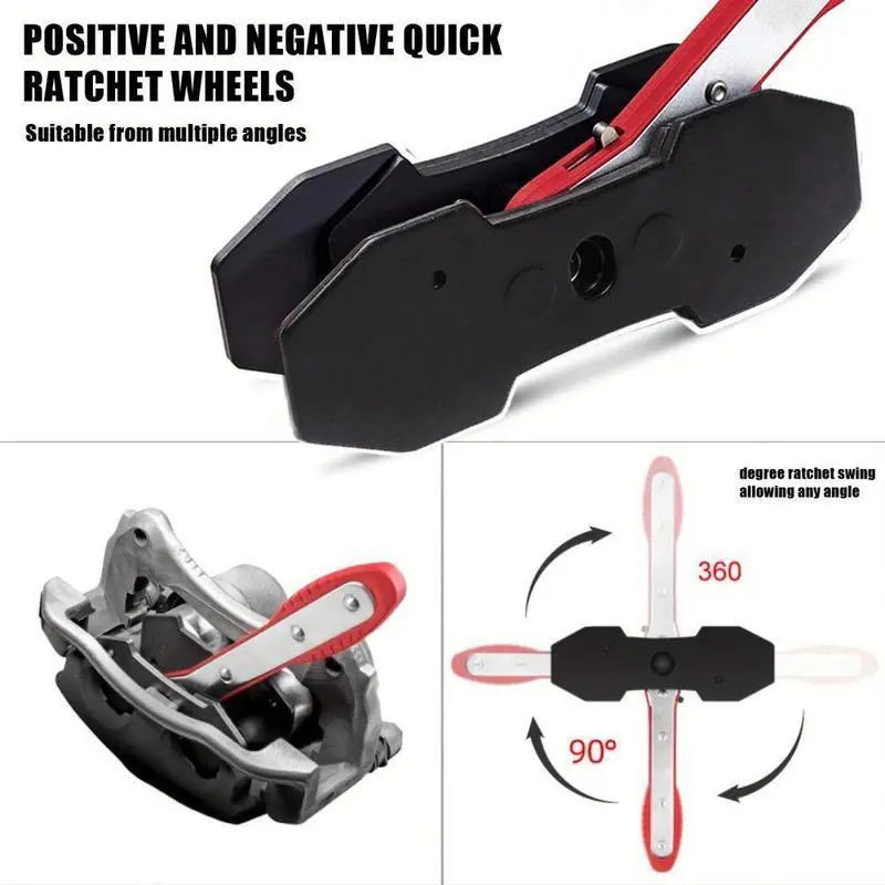 Mroace Ratcheting Brake Caliper Press Tool