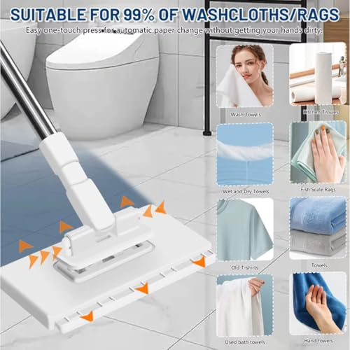 Mroace Automatic Cloth Changing Mini Mop