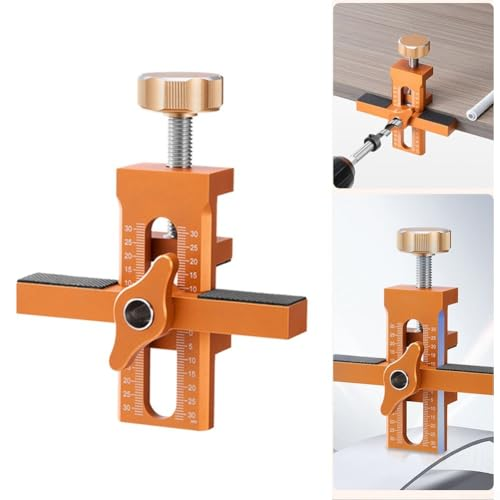 Mroace Adjustable Aluminum Alloy Cabinet Door Installation Jig