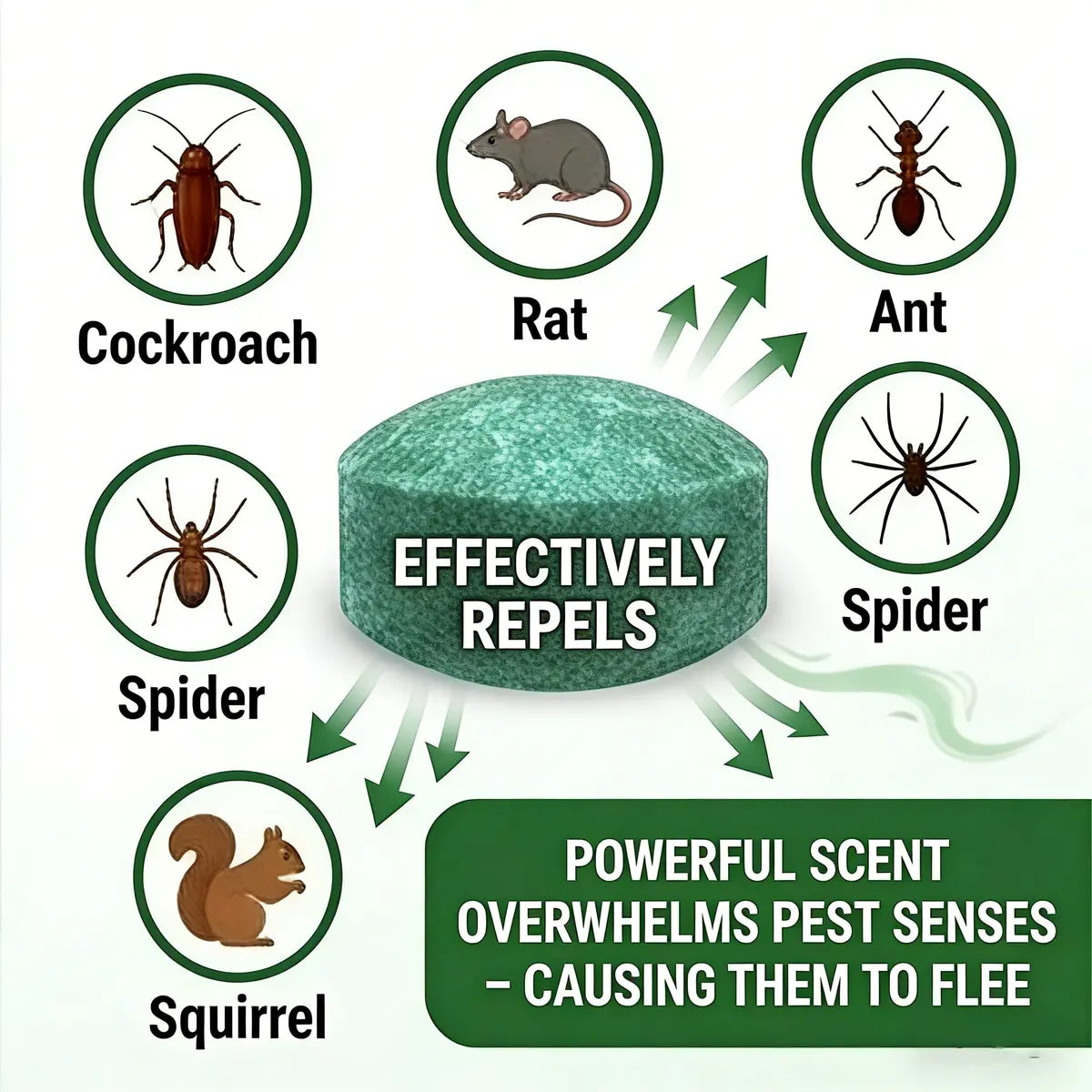Mroace Peppermint Lemon Natural Rodent Repellent