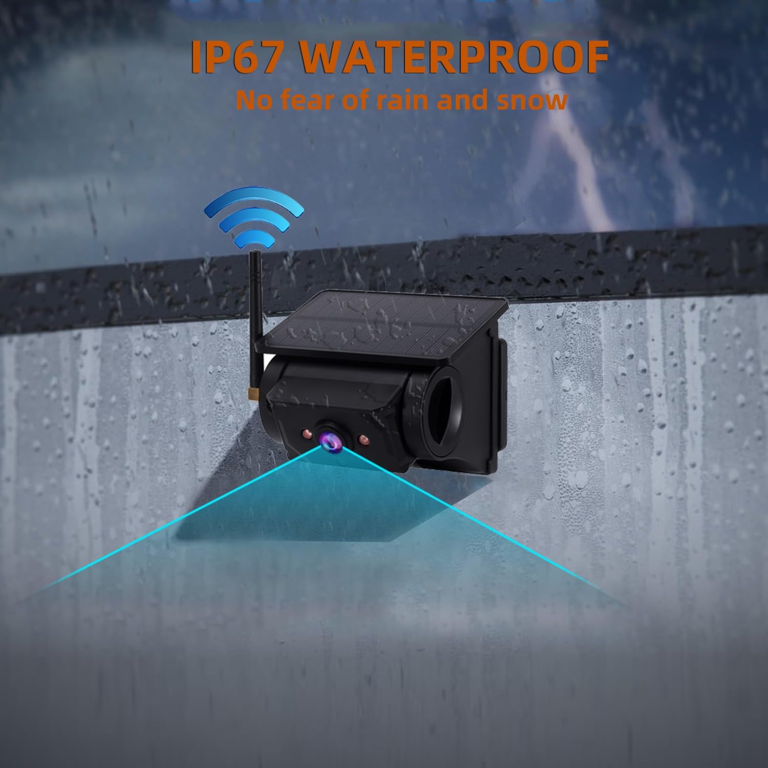 Mroace 360° Adjustable Magnetic Solar Wireless Trailer Camera System (2026 Edition)