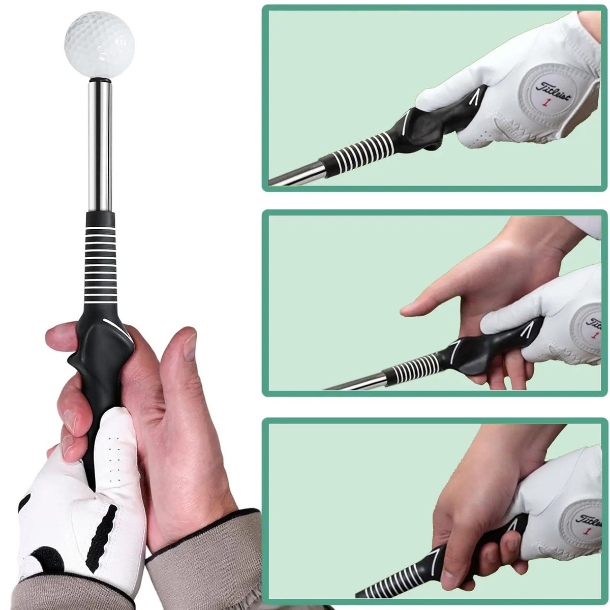 Mroace Retractable Golf Swing Training Aid
