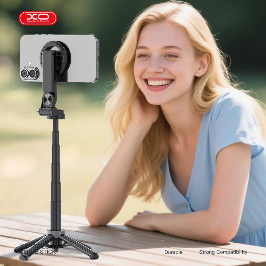 Mroace Magnetic Selfie Stick With Bluetooth Remote Control