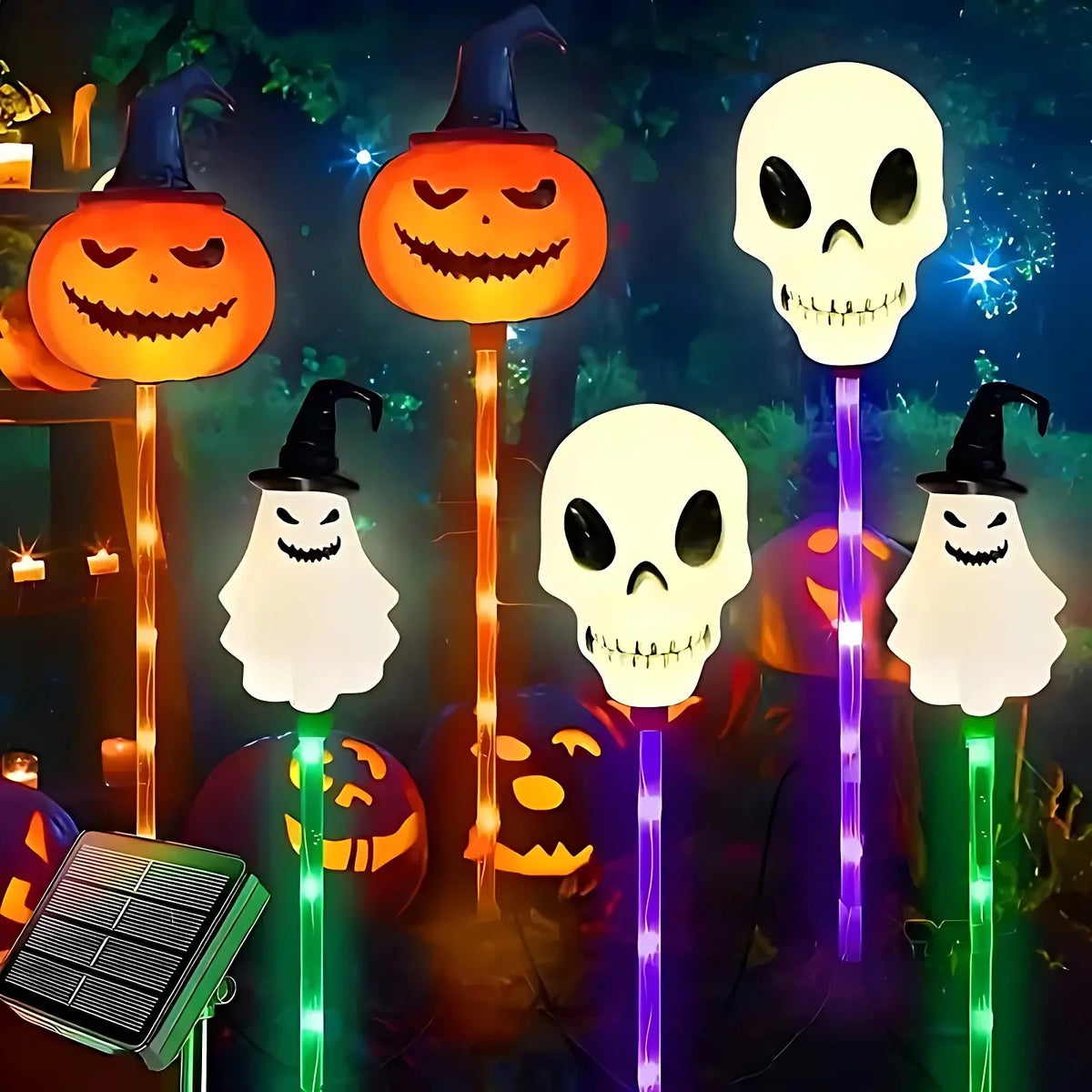 Mroace Solar Halloween Lantern Lights