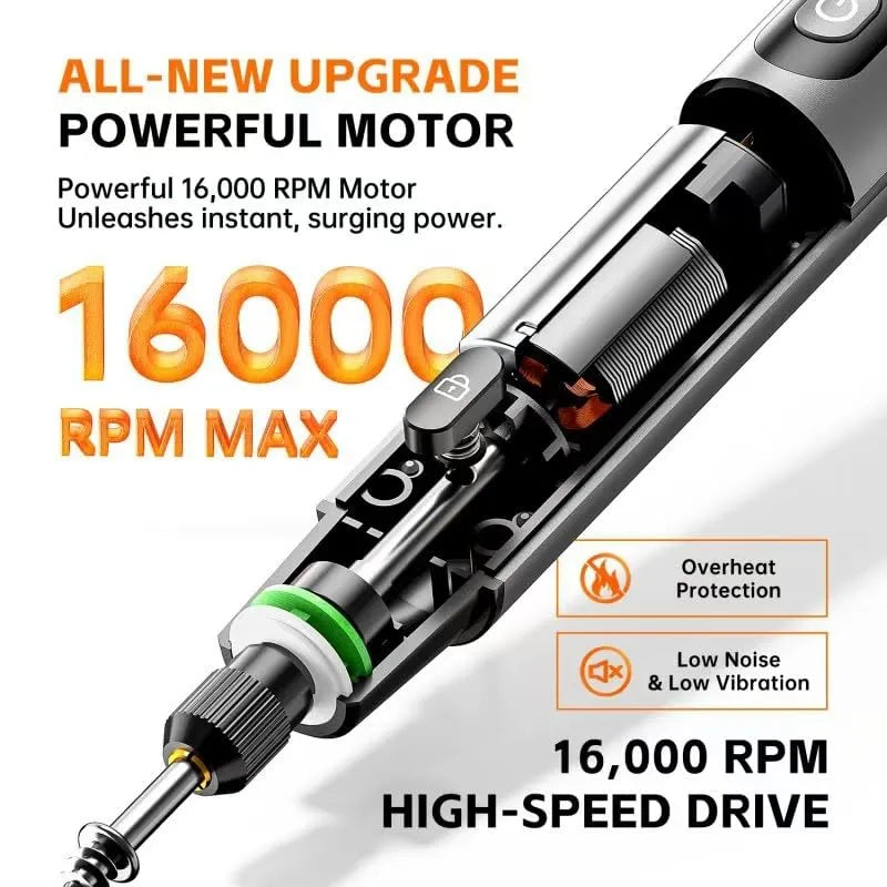 Mroace 6-Speed USB Rechargeable Engraving Pen