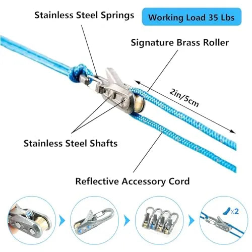 Mroace Paracord Rope Tensioner Cinching Tool
