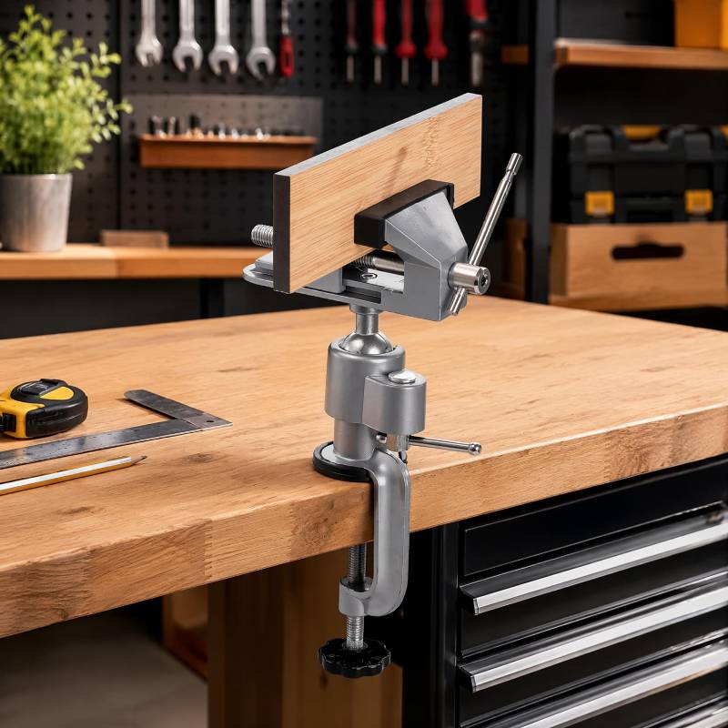 Mroace Adjustable Universal Table Bench Vise