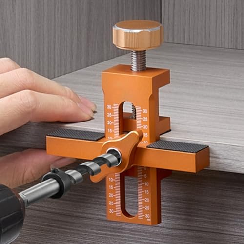 Mroace Adjustable Aluminum Alloy Cabinet Door Installation Jig