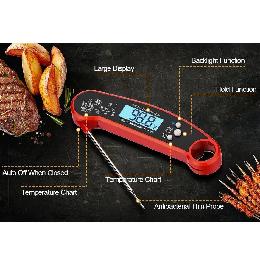 Mroace Waterproof Digital Kitchen Thermometer