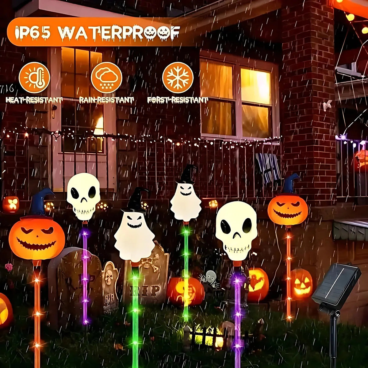 Mroace Solar Halloween Lantern Lights