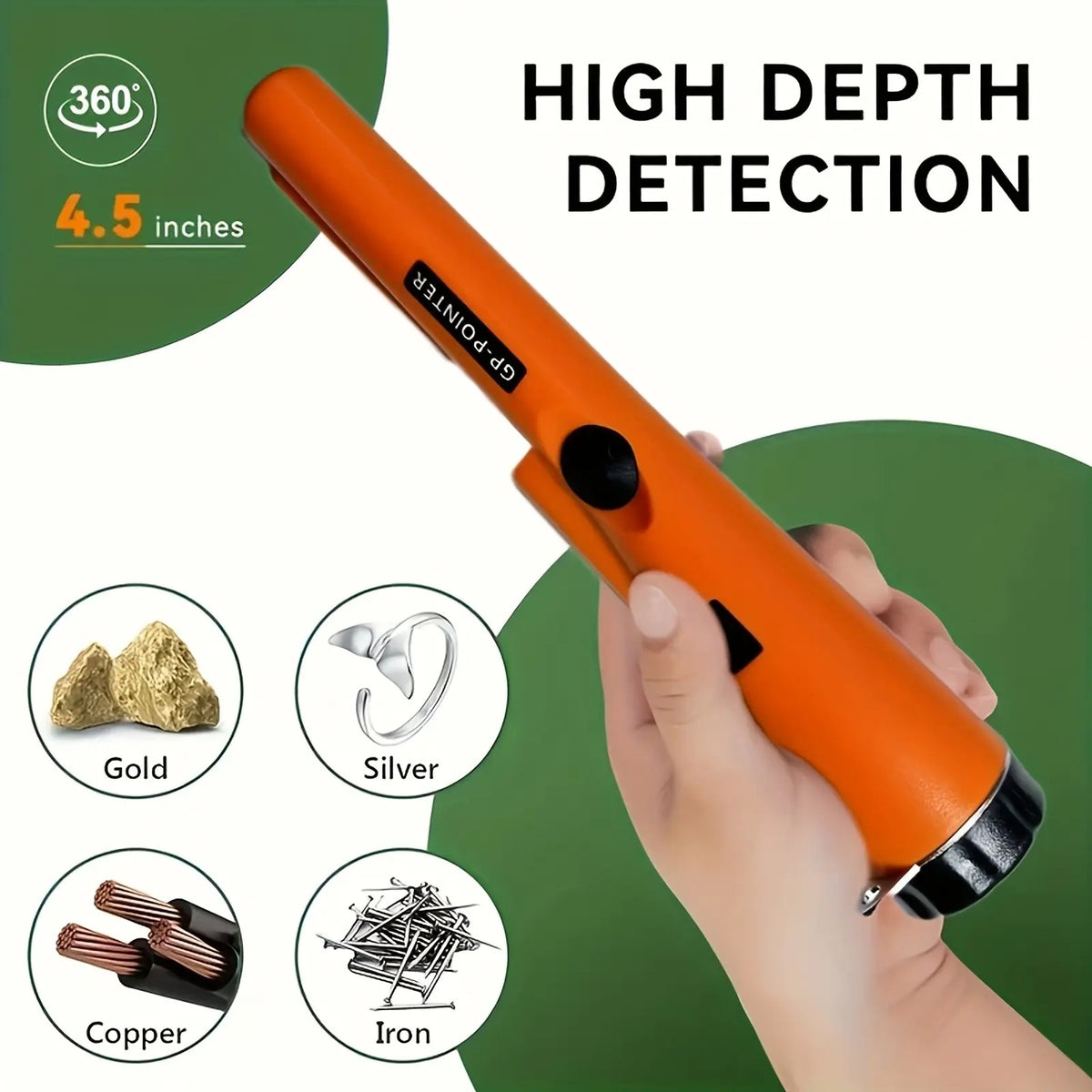 Mroace Handheld Metal Detector Pinpointer